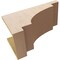 Ekena Millwork 11"W x 22"D x 11"H Wide Mediterranean Rough Cedar Woodgrain TimberThane Corbel, Primed Tan CORUR11X22X11MEDRCPR - alternate 5